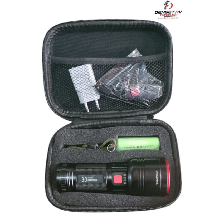 Powerdex Pd-9000 20w 2000 Lümen Sarj Edilebilir El Feneri