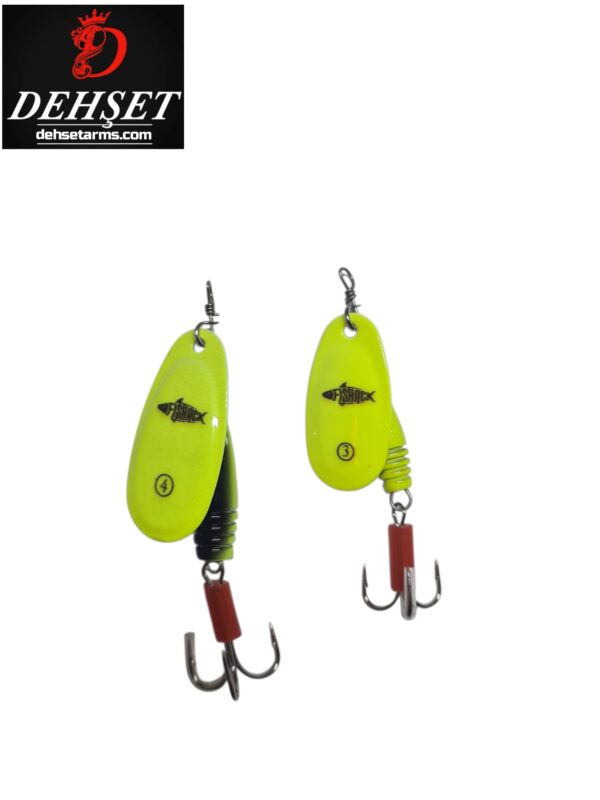 Döner Kaşık - Fishack GlideX - Limon - 7g - No:3  no 4- 13,2 gr Alabalık/Turna/Levrek Olta Kaşığı